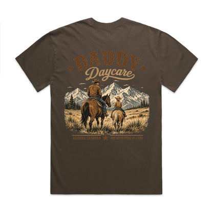 Western Heavy Faded Brown Tee