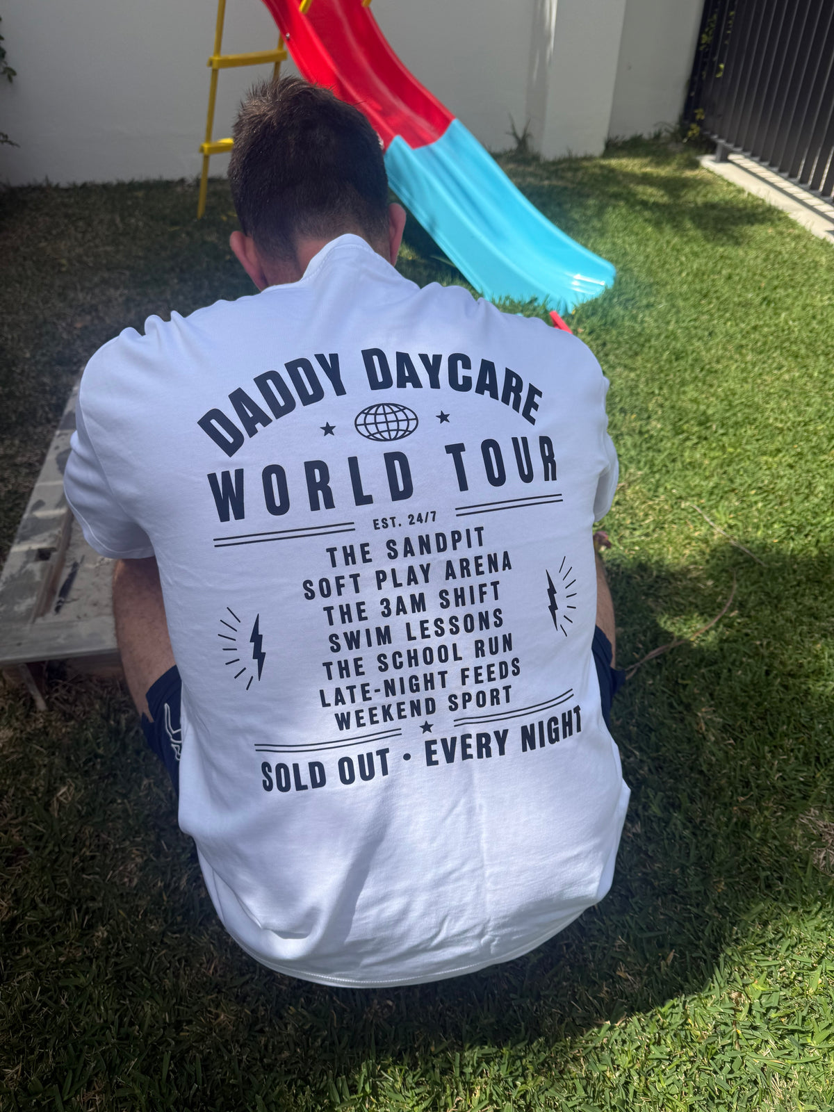 World Tour Heavy Tee – White