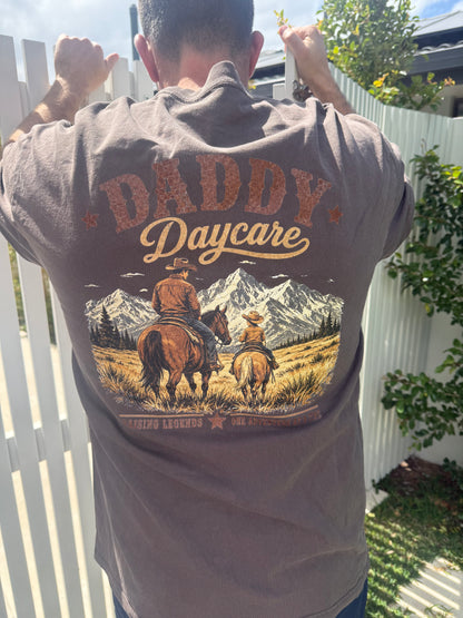 Western Heavy Faded Brown Tee