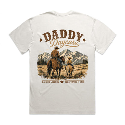 Western Heavy Faded Bone Tee