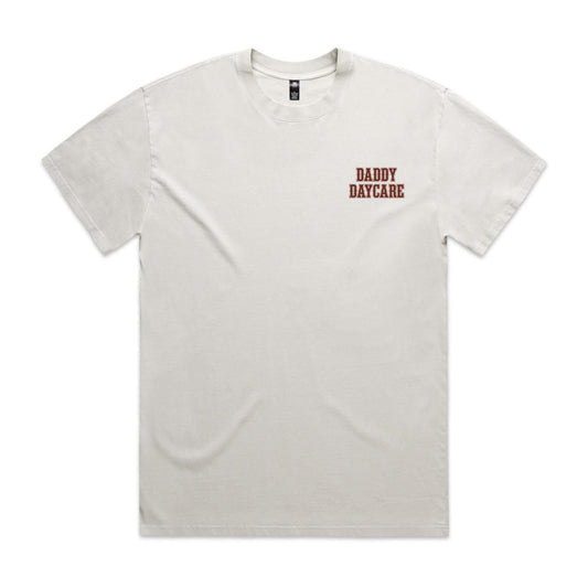 Daddy Daycare Heavy Faded Bone Western Tee