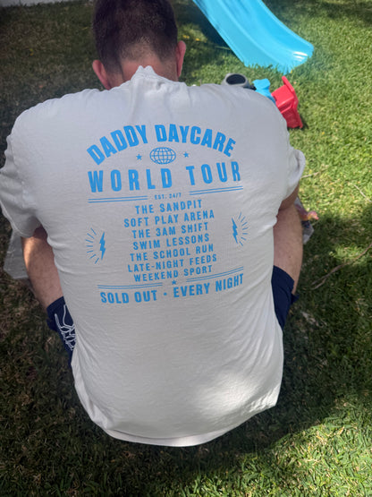 World Tour Heavy Faded Bone Tee