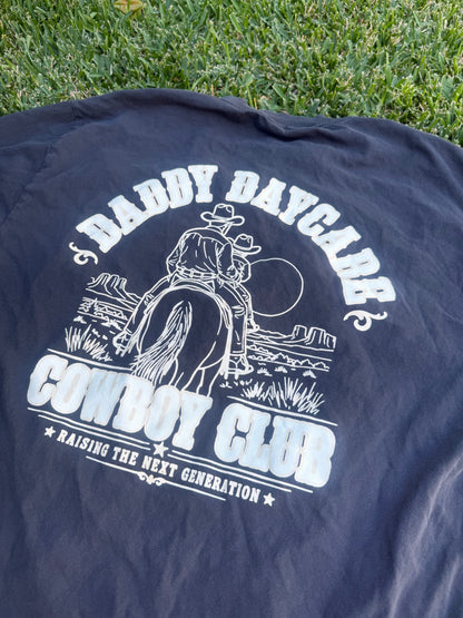Cowboy Club Heavy Faded Black Tee