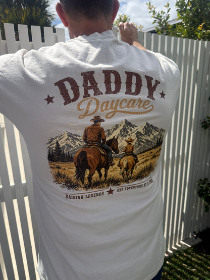 Western Heavy Faded Bone Tee