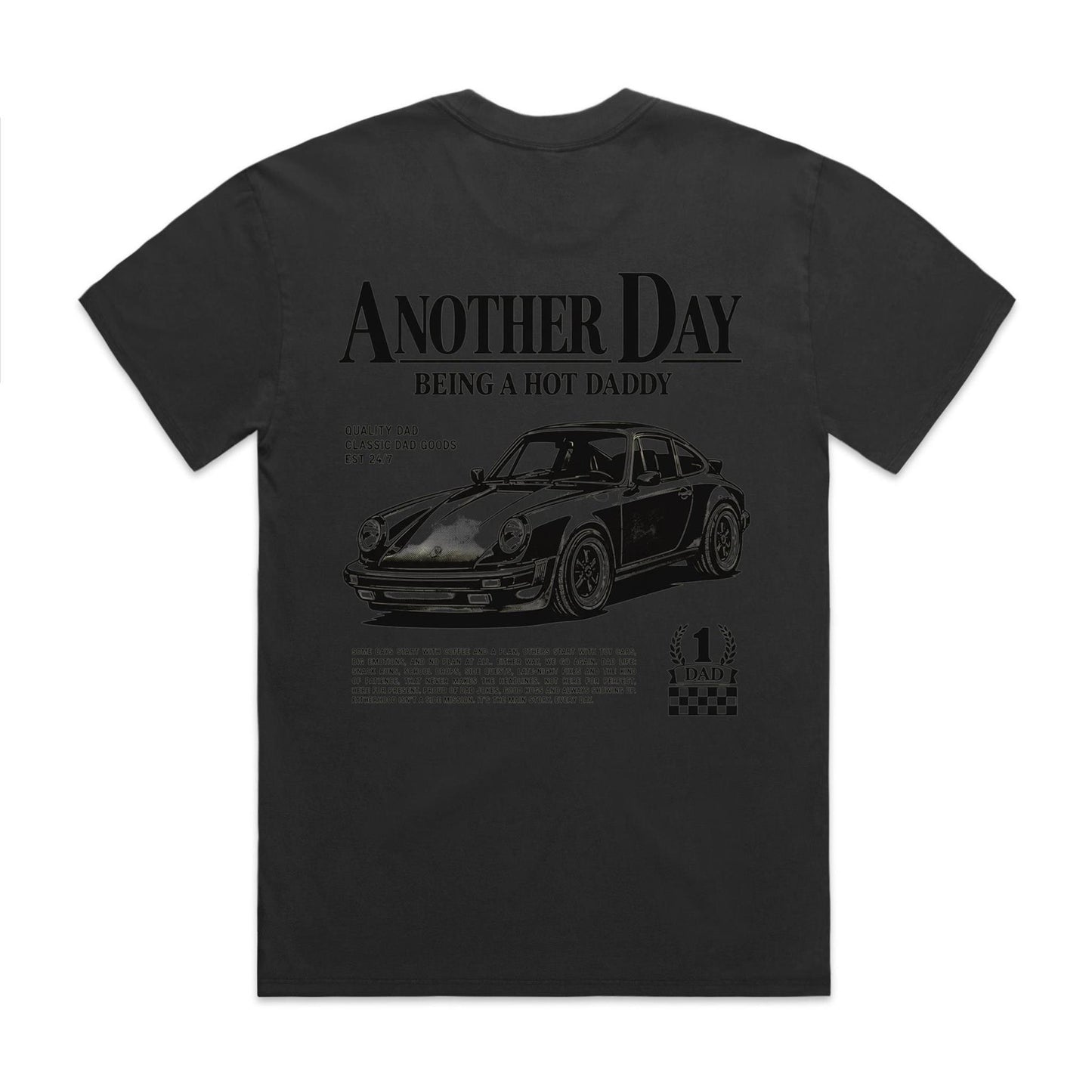 Daddy Daycare Heavy Faded Black Another Day Tee