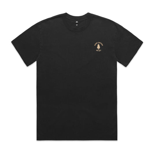 Daddy Daycare Cowboy Club Heavy Faded Tee – Faded Black