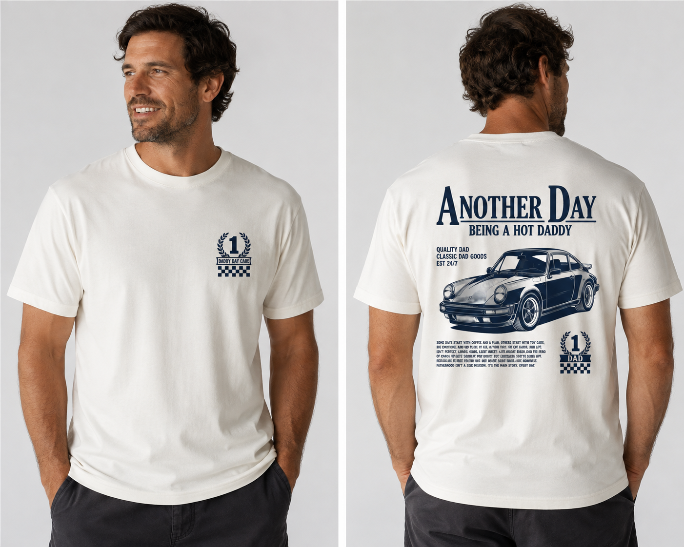 Daddy Daycare Heavy Faded Bone Another Day Tee
